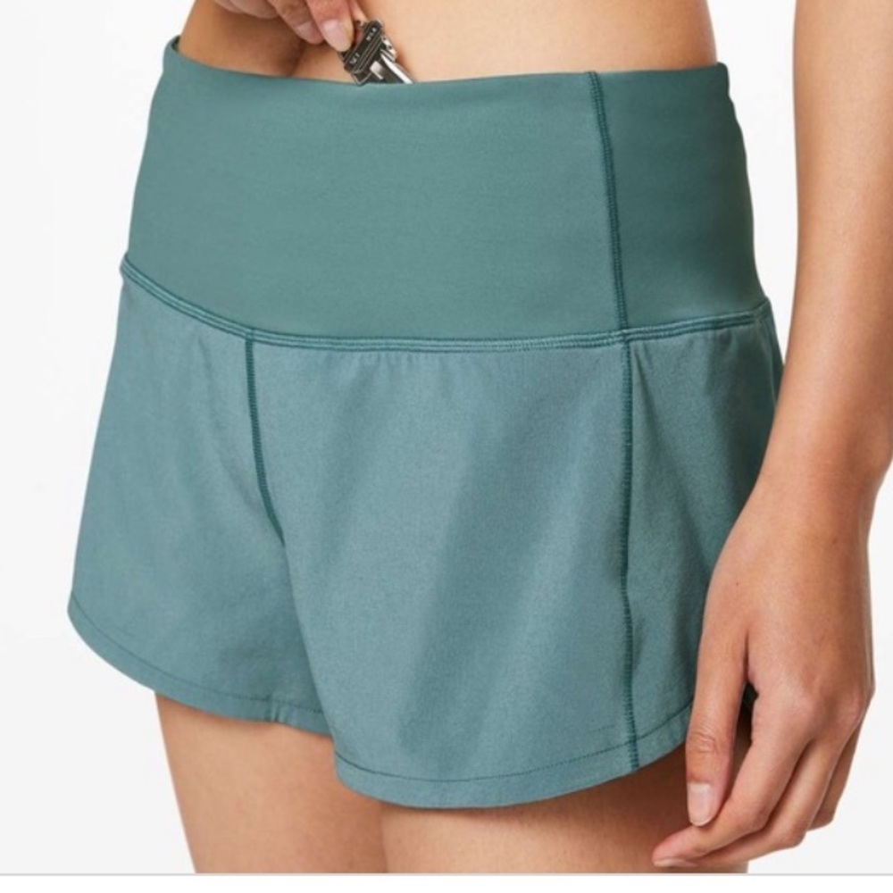Lululemon 2.5 in high rise speed short